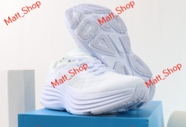 Hoka One One Bondi 8 Sneakers Women Size 7.5 US 1127952-WWH Sport Gym At... - $109.00