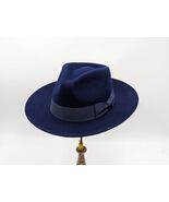✅Gladwin Bond Stiff &amp; Snap 100% Wool Fedora Handmade Teardrop Hat Grosgr... - $44.99