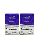 True Wave End Papers Regular 2.25&quot;X.25&quot; 1000ct-2 Pack - $9.25