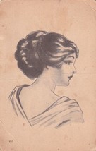 Portrait of a Lady Woman Postcard C10 - £2.39 GBP