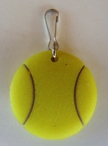 Tennis Zipper Pull Rubber Ball Style - 4pc/pack - $11.99