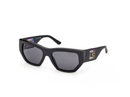 GUESS GU00291 Sunglasses Sun Glasses 01A Black Authentic New 54 Unisex - $93.11