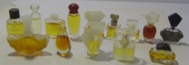 Vintage Miniature Designer Perfume Bottles Lot of 14 Various Brands - £56.50 GBP