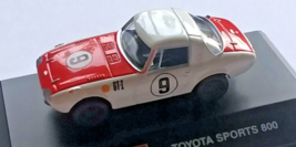 Real-X Toyota 800 Japanese Race Car, 1:72 Scale Racer, with Rubber Tires. - $19.79
