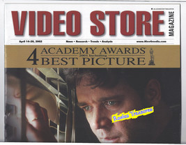 Russell Crowe, A Beautiful Mind, Snow White, in 2002 Video Store Magazine  - £31.57 GBP