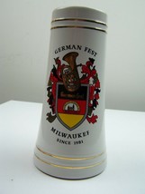 German Fest Milwaukee Commerative Ceramic Beer Stein 10 Year Anniversary... - £60.72 GBP