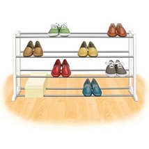BESTGOODSHOP 4-Tier Shoe Rack - Holds up to 20 Pair of Shoes - £57.99 GBP