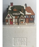 Lemax Christmas Dickensvale Story Oliver&#39;s Lodge 1994 Lighted House In T... - £22.53 GBP