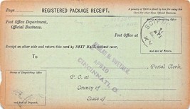 Scienza Hill Kentucky Psmk Stati Uniti Postale Office-Registered Pacco Ricevute - £7.65 GBP