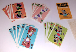 Hearts Card Game 4494  Whitman 1963 Crafting Cute Animals w/Case - $7.92
