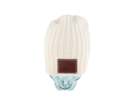 Love Your Melon Spell Out Leather Patch Cotton Knit Winter Beanie Hat Ca... - $32.62