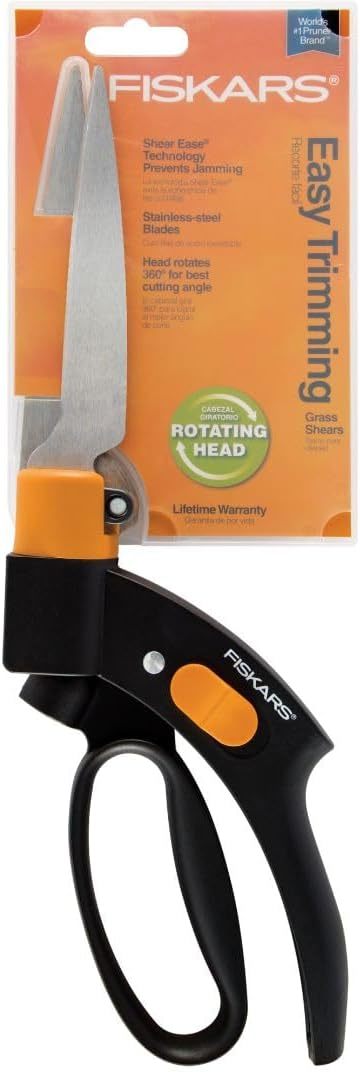 Black, Fiskars Shear Ease 5&quot; Stainless Steel Blades 360-Degree Swivel Blade - $34.96
