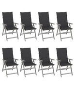  Garden Chair Set of 8 Grey - $16,186.58 MXN