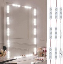 60 LEDs 10ft Dimmable Vanity Lights Makeup Mirror LED Light Kit Hollywoo... - $18.80