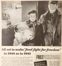 1944 Studebaker Wright Cyclone Engine Advertisement WW2 Era Agriculture ... - $554.45 MXN