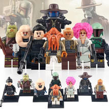 8pcs Star Wars Boba Fett Throne Room Bib Fortuna Fennec Cad Bane Minifigures Toy - £14.93 GBP