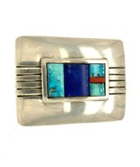 Vintage Sign Victor Gabriel Navajo Rare Inlaid Multi Stone Designer Buck... - $22,580.15 MXN