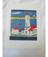 Port Townsend, WA 1975 Heritage Quilt Pt Wilson Lighthouse 1874 Postcard... - £7.86 GBP