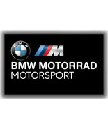 BMW Motorrad Indoor Outdoor Banner Flag 3x5ft Black Banner - $19.00