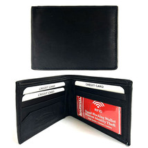 1 Mens Bifold Rfid Blocking Leather Wallet Money Clip Credit Card Slots ... - £18.08 GBP