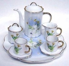 PORCELAIN BUNNY RABBIT TEA SET - £20.45 GBP