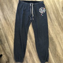 Victorias Secret Pink floral flowers Embroidered Sz S logo sweatpants joggers - £21.78 GBP