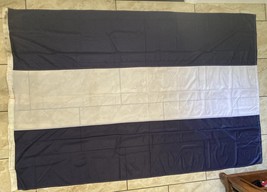 Vintage Nautical Signal Juliet Letter “J”Maritime Flag - 73”L  X 47”H - $1,482.41 MXN