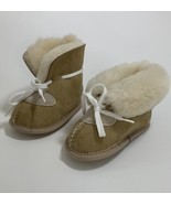 Koolaburra Little Kids Bootie Slippers Shearling Suede Fold Over Very Wa... - $24.24