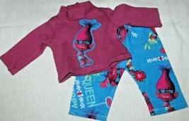 15&quot; doll clothes hand made outfit pajamas Trolls movie Poppy shirt top pants - £6.99 GBP