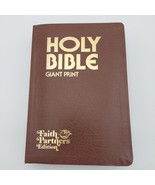 Holy Bible KJV Giant Print Concordance Red Letter Faith Partners Old Tim... - £22.67 GBP