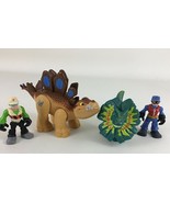 Playskool Heroes Jurassic World Stegosaurus Tracker Figure 4pc Lot Frill... - $27.24 CAD
