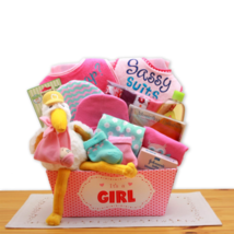 Special Delivery New Baby Gift Basket - Pink | Baby Bath Set, Baby Girl ... - $92.06