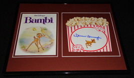 Donnie Dunagan Signed Framed 11x14 Photo Display Voice of Bambi - £136.88 GBP