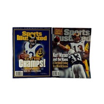 Sports Illustrated Mag St Louis Rams Kurt Warner Super Bowl Champs Feb 7&amp;9 2000 - £31.51 GBP