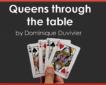 Queens Through The Table (Gimmicks and Online Instructions) - Trick - £13.19 GBP