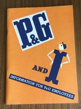 P &amp; G Information For P &amp; G Employees Booklet - $20.00