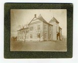 Old School House Mounted Photograph 1930&#39;s - $13.86
