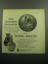1957 Chivas Royal Salute Scotch Ad - The honored occasion - $18.49