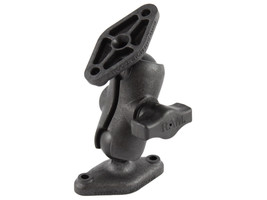 RAM Mount Plastic Dual Diamond Plate on Short Arm with 1 inch Ball RAP-B-102U-A - £30.27 GBP