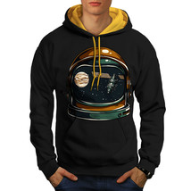 Cosmos Satellite Space Sweatshirt Hoody Satellite Men Contrast Hoodie - £18.95 GBP