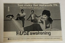 Rude Awakening Vintage Tv Guide Print Ad Sherilyn Fenn TPA24 - £4.43 GBP