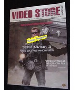Terminator T2 Arnold Schwarzenegger Vin Diesel Video Store Magazine Aug ... - £50.99 GBP