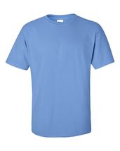T-Shirt Color Round Neck Short Sleeved Solid Color Blue Size - L - £16.08 GBP
