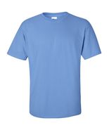 T-Shirt Color Round Neck Short Sleeved Solid Color Blue Size - L - $20.45