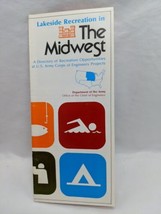 Vintage 1975 Lakeside Recreation In The Midwest Army Office Chief Engineer Map - £25.55 GBP