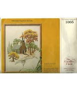 Embroidery Kit Creative Circle 1005 Little Church By The Lake Autumn Colors New - $9.99