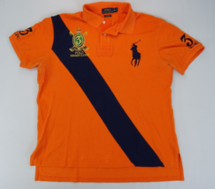 Polo Ralph Lauren Big Pony Men XL Custom Fit Orange Summer Classic Shirt... - $21.80