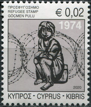 Cyprus. 2020. Refugee Fund Stamp 2020 (MNH **) Stamp - £0.03 GBP