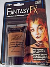 Halloween Brown Creole Makeup Fantasy FX Cream Washable Hair Body Mehron - £1.90 GBP