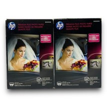 HP CR666A Premium Plus Soft Gloss Photo Paper  100 Sheets Per Box  Lot of 2 - £31.13 GBP